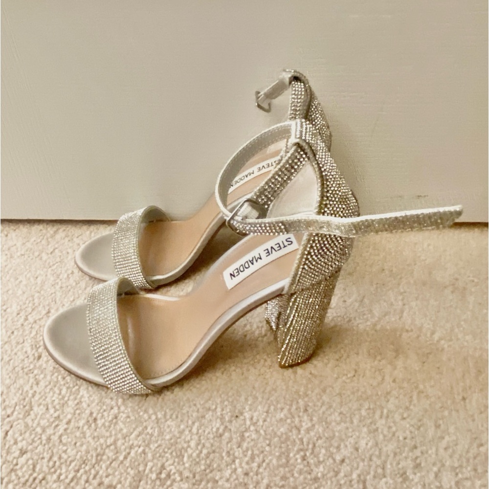 Steve Madden rhinestone heels. Women’s size 8